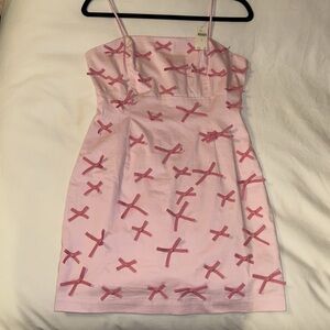 NWT Brynne 3D Spaghetti-Strap Dress by Maeve - Anthropologie Bow Dress